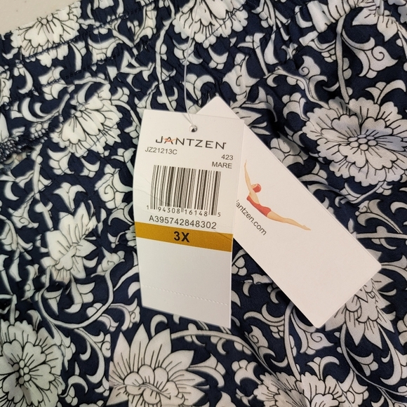 Jantzen Relaxed Printed Lounge Pants Mixed Drink Women's Size 3X - Picture 4 of 7